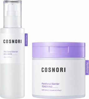 Panthenol Daily Skincare Set – Toner Pad & Emulsion – High-Concentration D-Panthenol – Lightweight, Soothing Hydration for Oily Skin, Korean Skin Care Routine