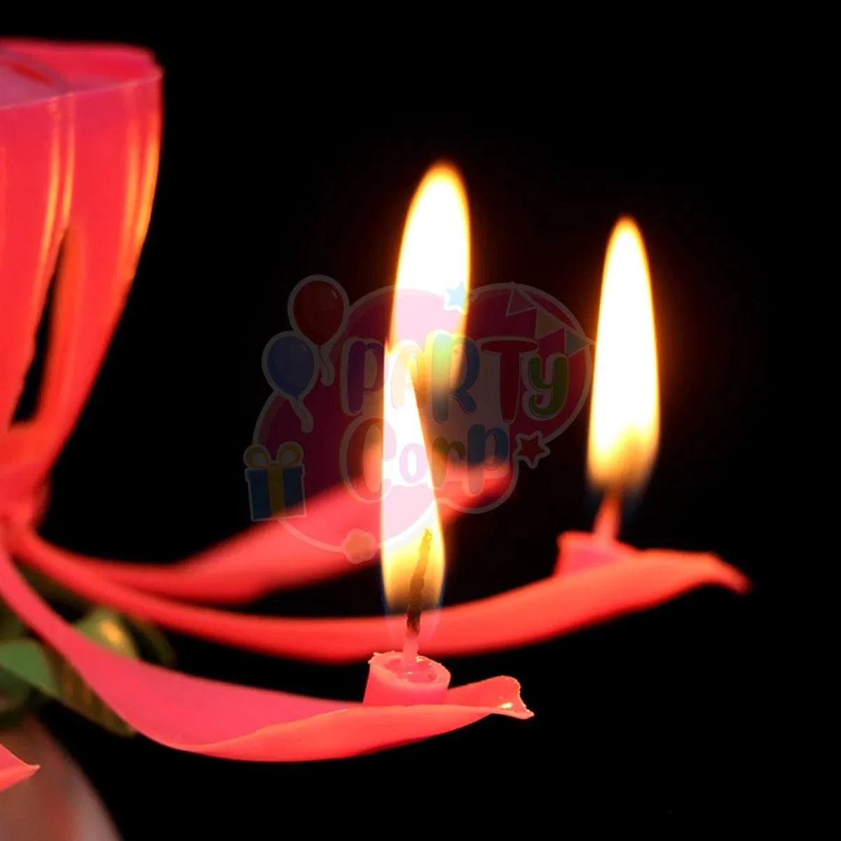 PartyCorp Musical Lotus Cake Candle