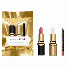 Pat Mcgrath Femmebot Fetish Lip Travel Size Trio Holiday Limited Edition Includes - Mini Mattetrance Lipstick, Clear Mini Lip Fetish Lip Balm, Mini Permagel Ultra Lip Pencil