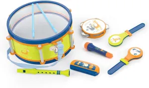 Percussion Instrument Set for Educational Musical for Rhythm Development and Fine Motor Skills for Preschoolers and Early Learners