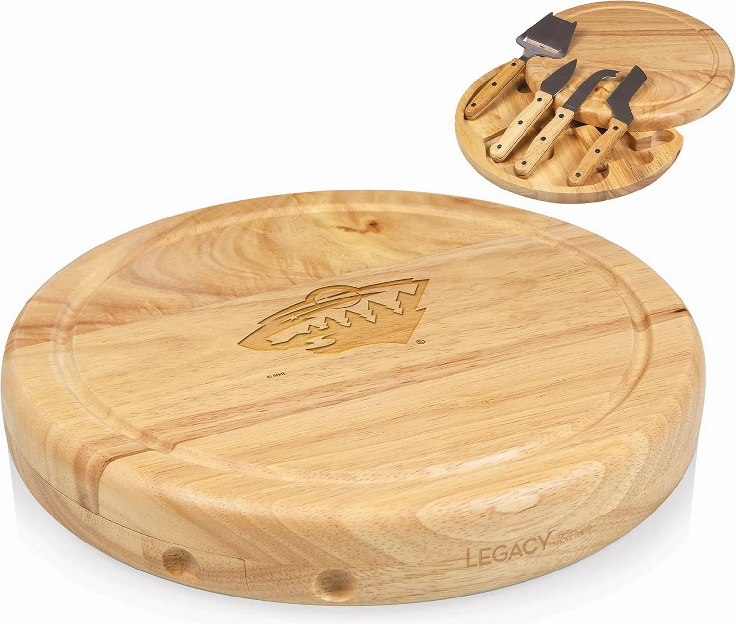 PICNIC TIME NHL Unisex-Adult NHL Circo Cheese Cutting Board & Tools Set