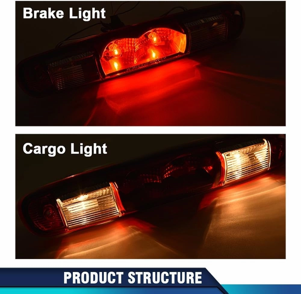 PIT66 Third Brake Light 3rd Cargo Lamp High Mount Stop Light Compatible with Chevy Silverado GMC Sierra 1500 2008-2013/Fit Chevy Silverado GMC Sierra 2500 HD 3500 HD 2008-2014 25890530