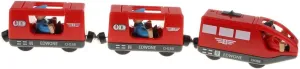 Plastic Trains Railway Set Compatible Accessories Red Multiple Units