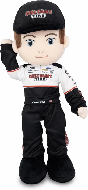 Playtime by Eimmie NASCAR-Themed Soft Baby Doll, 14-Inch Plush Racing Rag Doll for Kids, Team Penske Austin Cindric Motorsports Plush Figure, Fabric Stuffed Toy for All Ages