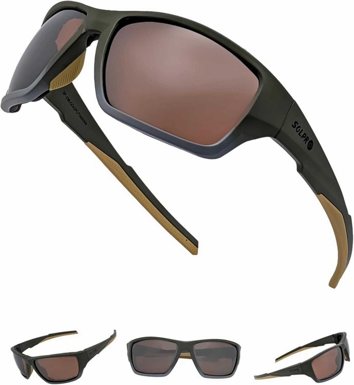 Polarized Sports Sunglasses Stylish designed Foam Padded UV Protection for Men and Women