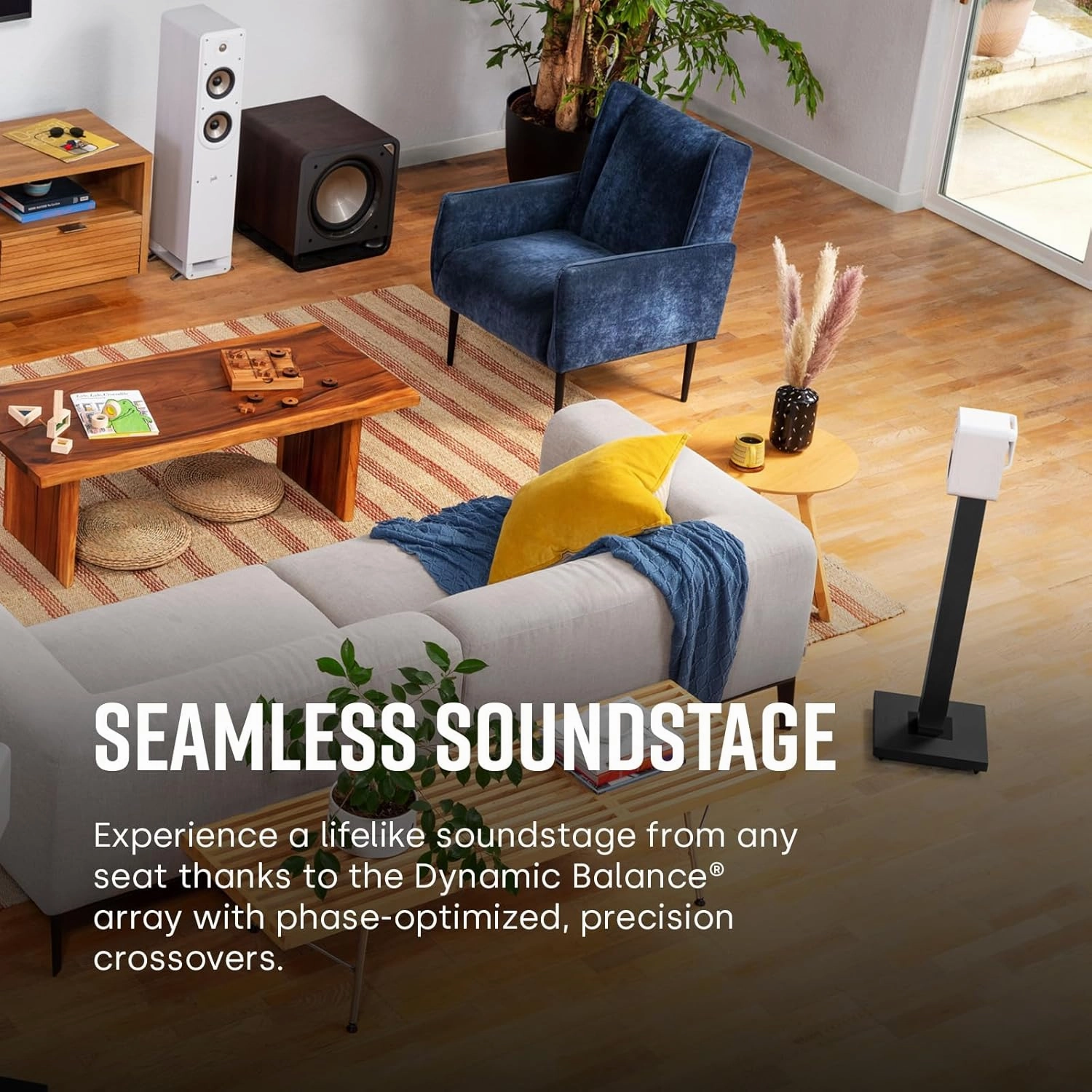 Polk Signature Elite ES10 Surround Loudspeaker - Hi-Res Audio Certified, Dolby Atmos & DTS:X Compatible, 1" Tweeter & 4" Woofer, Power Port Technology for Effortless Bass (Pair, Elegant White-Washed)