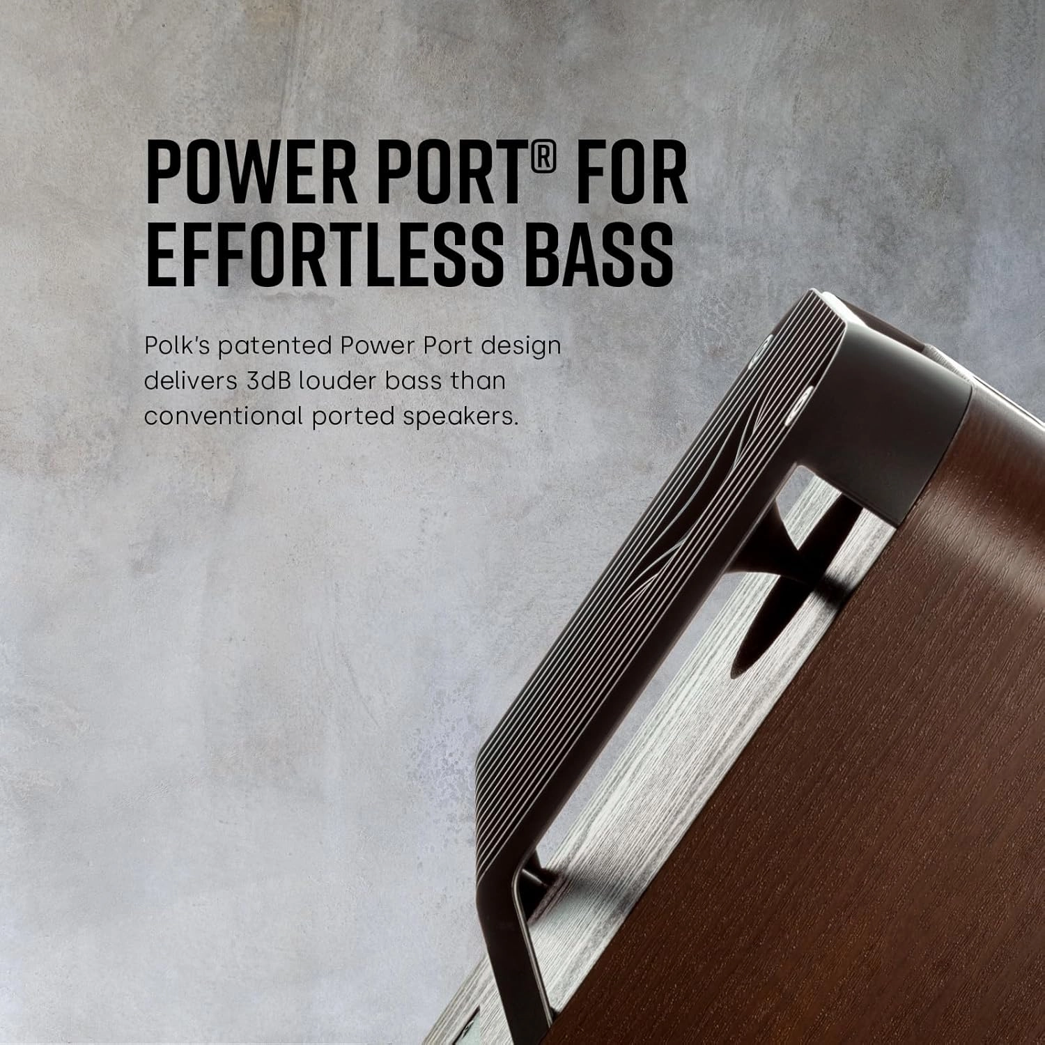 Polk Signature Elite ES20 Bookshelf Speaker - Hi-Res Audio Certified, Dolby Atmos & DTS:X Compatible, 1" Tweeter & 6.5" Woofer, Power Port Technology for Effortless Bass (Pair, Contemporary Walnut)
