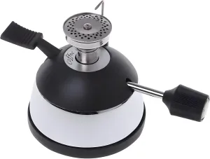 Portable Butane Stove, Compact Travel Cooker with Non-Slip Ring, Windshield, and Lightweight Design for Indoor/Outdoor Use