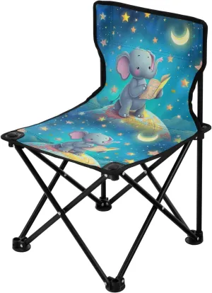 Portable Camping Folding Chairs Foldable Chair Small Elephant Reading Lightweight Backpacking Outdoor Outside Fishing