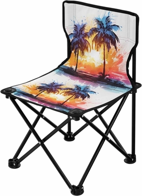 Portable Camping Folding Chairs Foldable Chair Small Coconut Palm Lightweight Backpacking Outdoor Outside Fishing