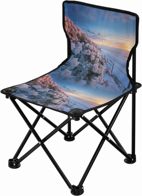 Portable Camping Folding Chairs Foldable Chair Small Rose Winter Lightweight Backpacking Outdoor Outside Fishing