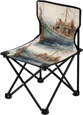 Portable Camping Folding Chairs Foldable Chair Small Sailing Sailboat 2 Lightweight Backpacking Outdoor Outside Fishing