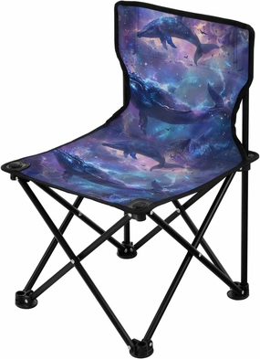 Portable Camping Folding Chairs Foldable Chair Small Whale Space Lightweight Backpacking Outdoor Outside Fishing
