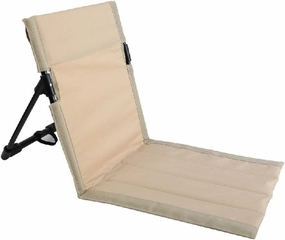 Portable Folding Chair for Outdoor Activities, Lightweight Tourist Chairs Fishing and Camping Chair with Carry Bag (Beige)