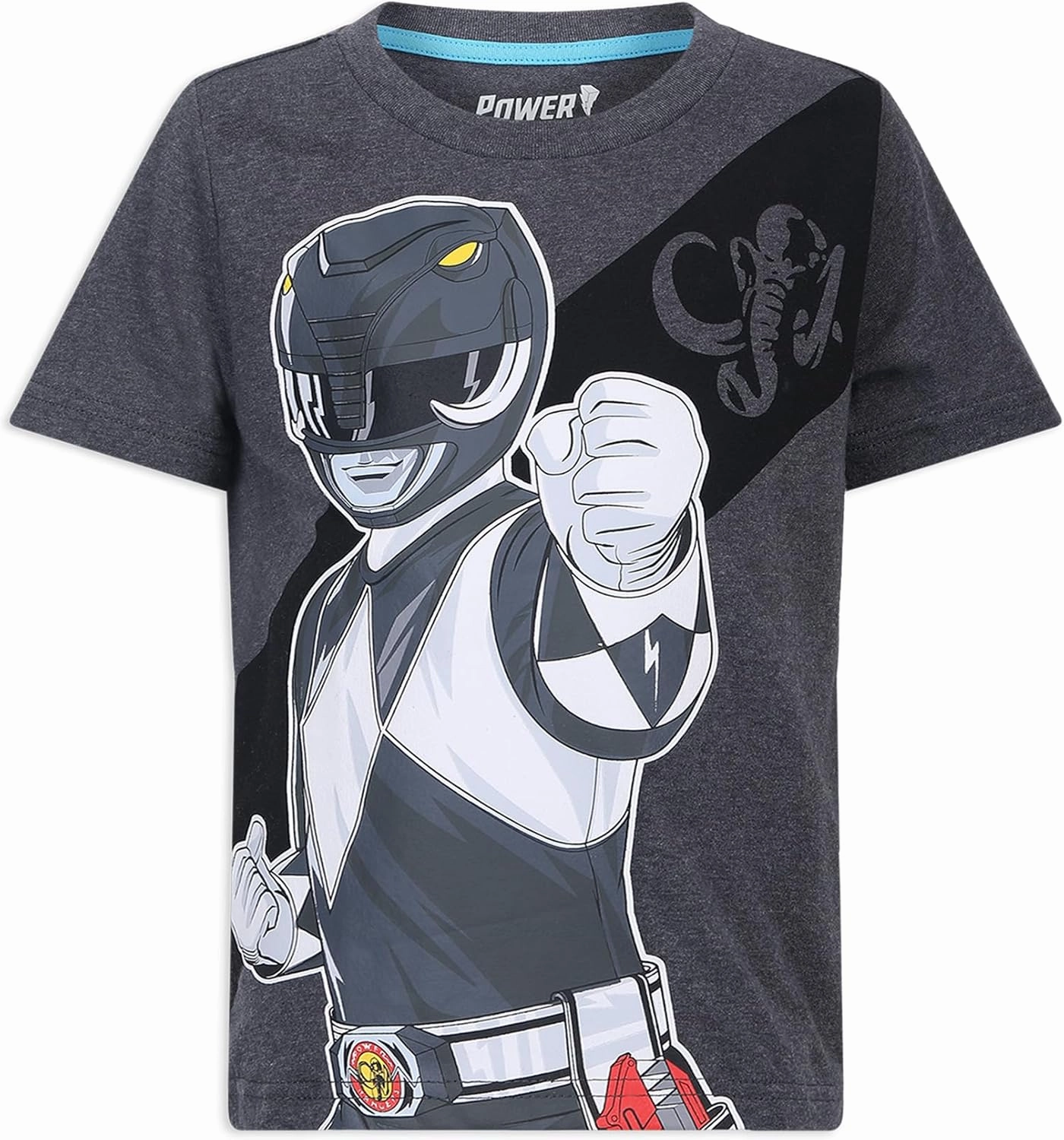 Power Rangers Hasbro Boys 4 Pack Short Sleeve T-Shirt for Toddler and Big Kids