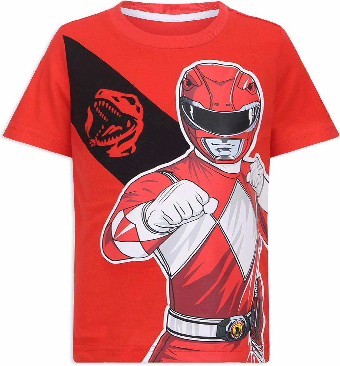 Power Rangers Hasbro Boys 4 Pack Short Sleeve T-Shirt for Toddler and Big Kids