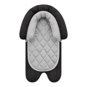 Pro Goleem Car Seat Head Support Infant, Soft Infant Car Seat Insert, 2 in 1 Carseat Head Support for Newborn, Perfect for Car Seat, Stroller, Swing, Bouncer, Gray and Black