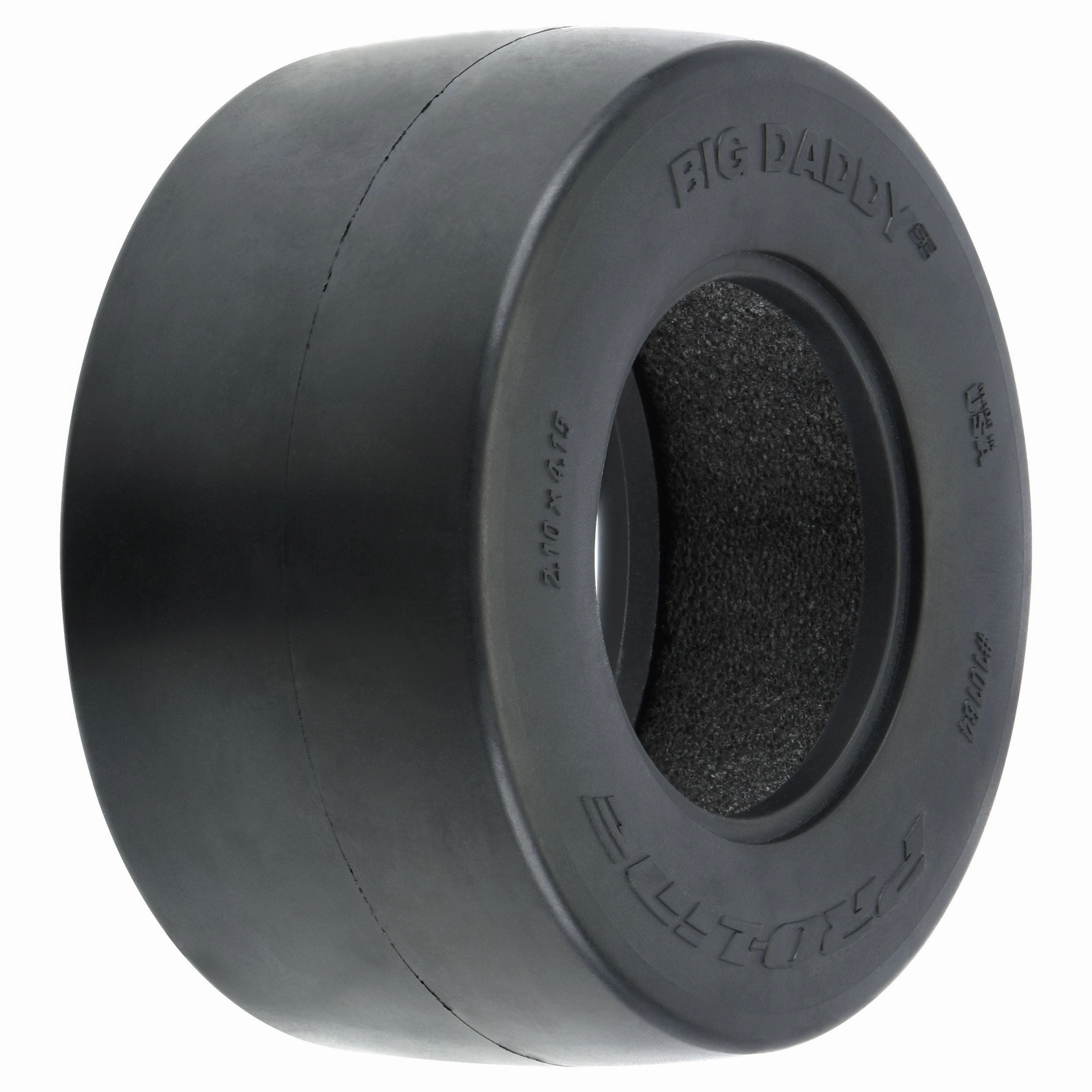 PRO1018417 1/10 Big Daddy Wide Drag Slick MC Rear 2.2"/3.0" Drag Tire (2)
