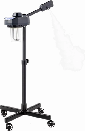 Professional Facial Steamer with Hot Mist and Ozone Function, Face Steamer for Facial Deep Cleaning for Home and Salon Spa Use, 360° Rotatable Nozzle & Adjustable Height