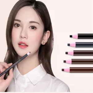 Pulling Eyebrow Pen 1818 Waterproof, Sweatproof, Non discoloring, Non fading, Colorful Makeup and Beauty Painting Eyebrow Pen (01 03)