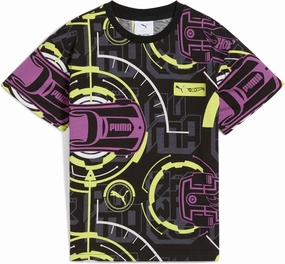 PUMA Boys' Hot Wheels Relaxed Cotton Graphic T-Shirt