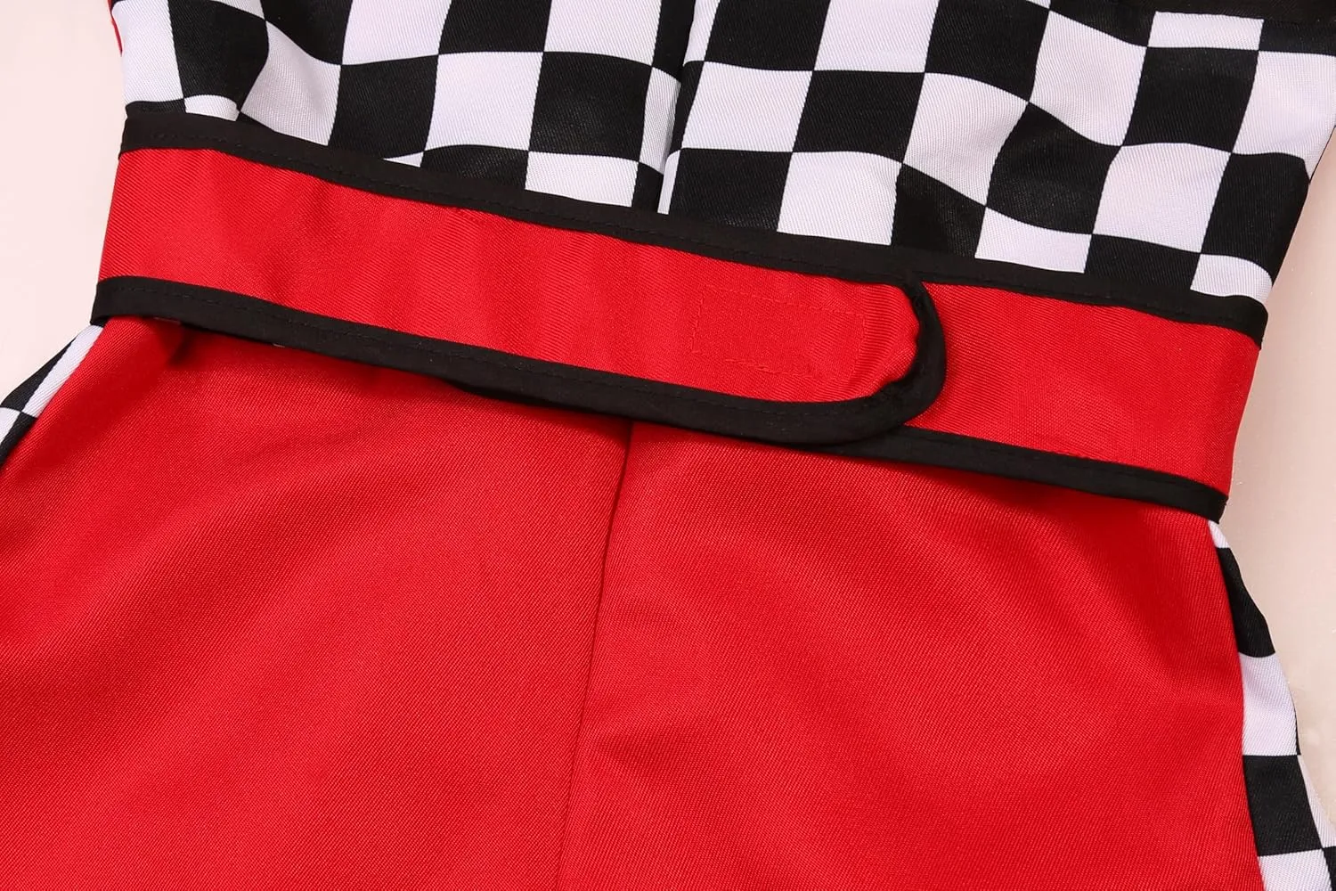 Race Car Driver Costume for Boys Racer Jumpsuit with Car Cap for Halloween Dress Up