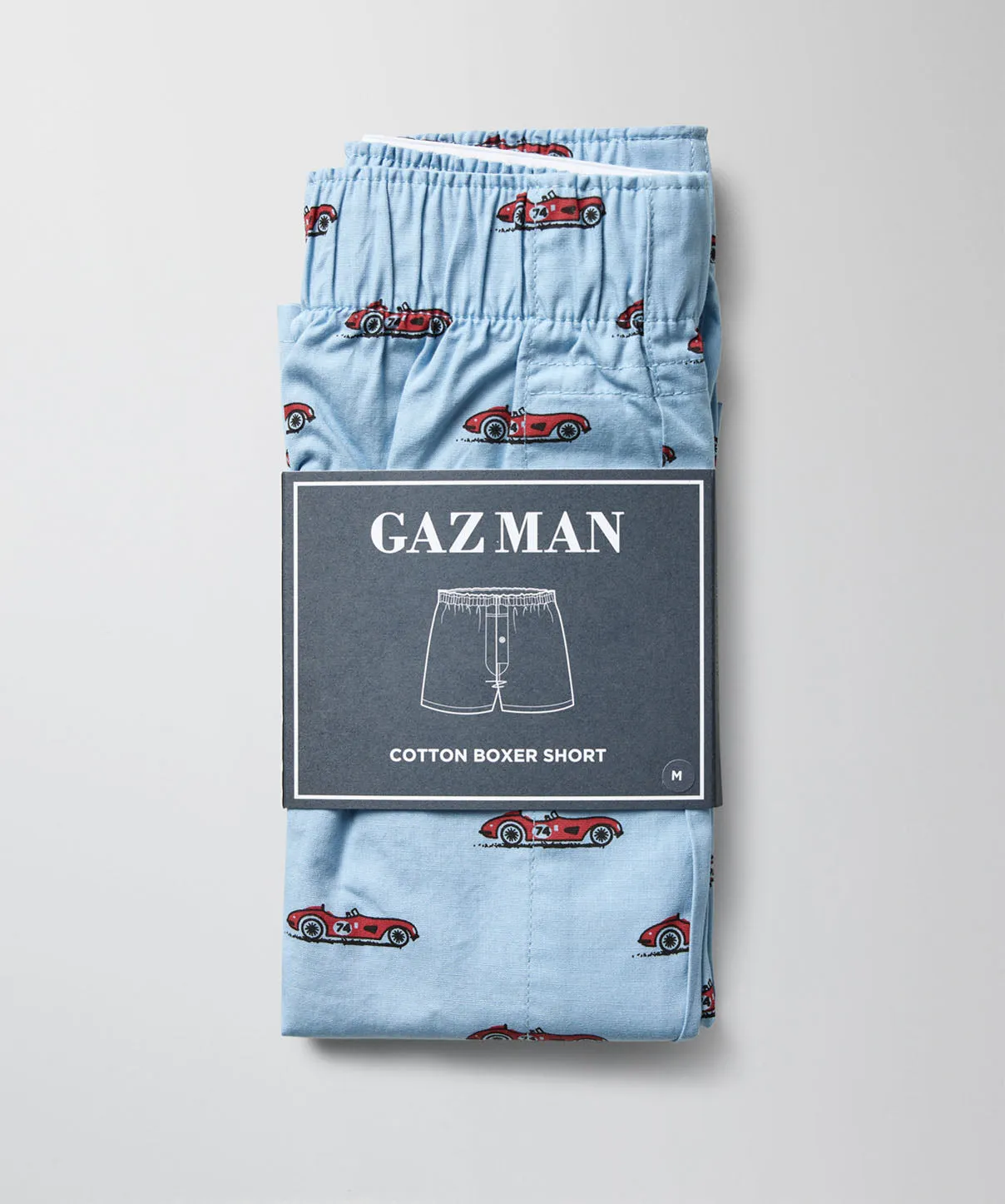 Racing Car Boxer Shorts - Blue
