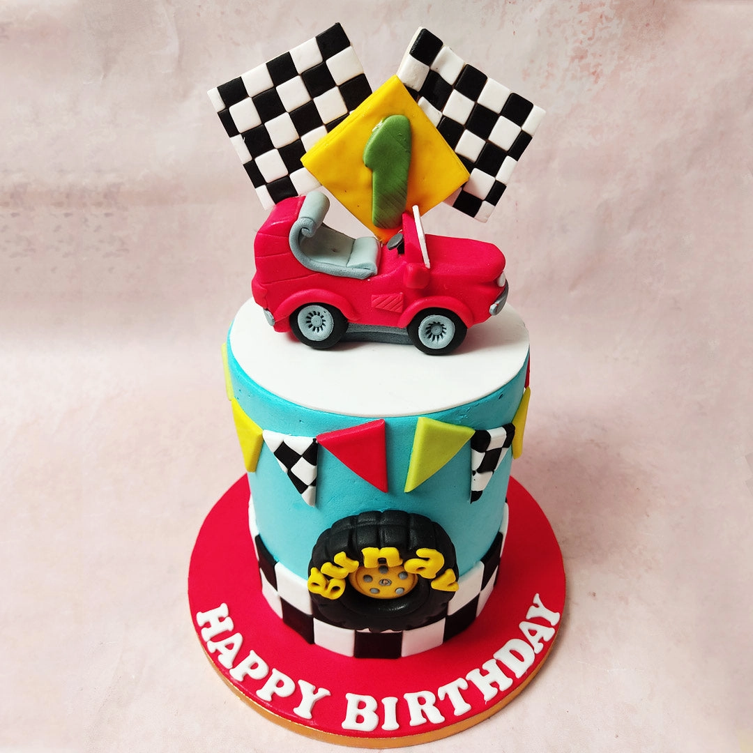 Racing Car Cake
