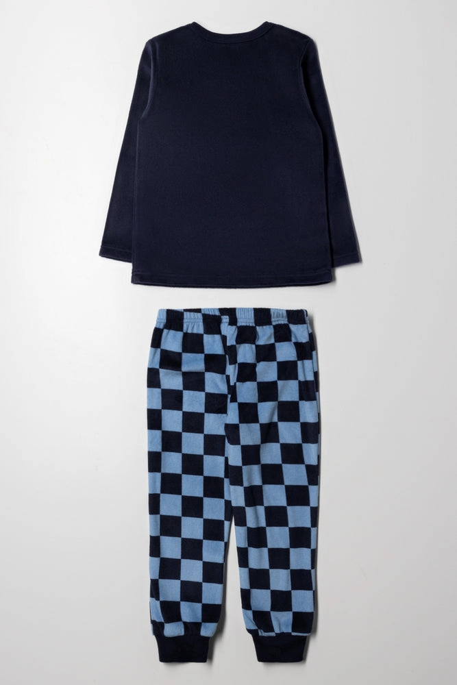 Racing Car Long Sleeve Pyjamas Navy