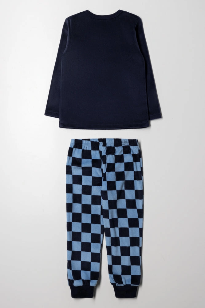 Racing Car Long Sleeve Pyjamas Navy