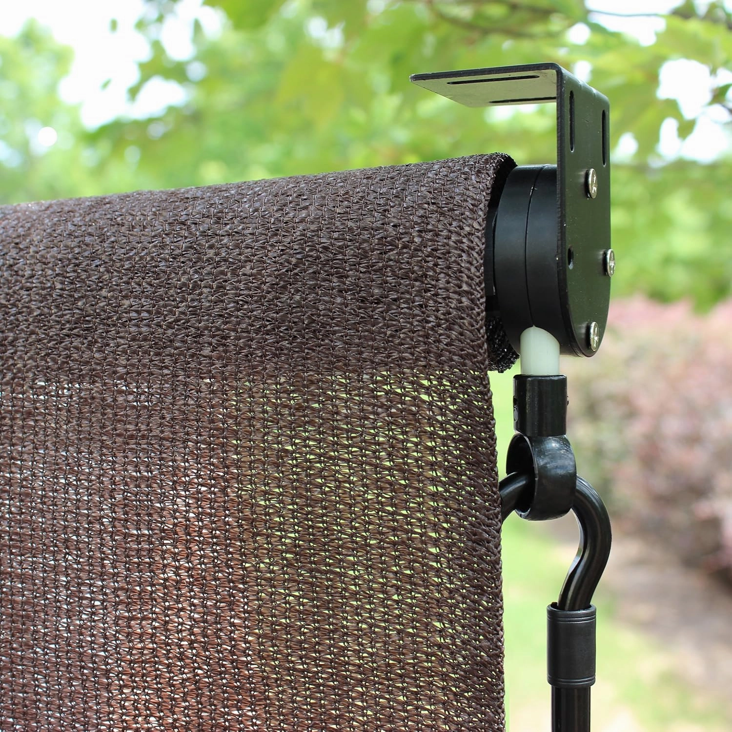 Radiance 0371648 Cordless Exterior Solar Shade Coconut Brown, 48x72