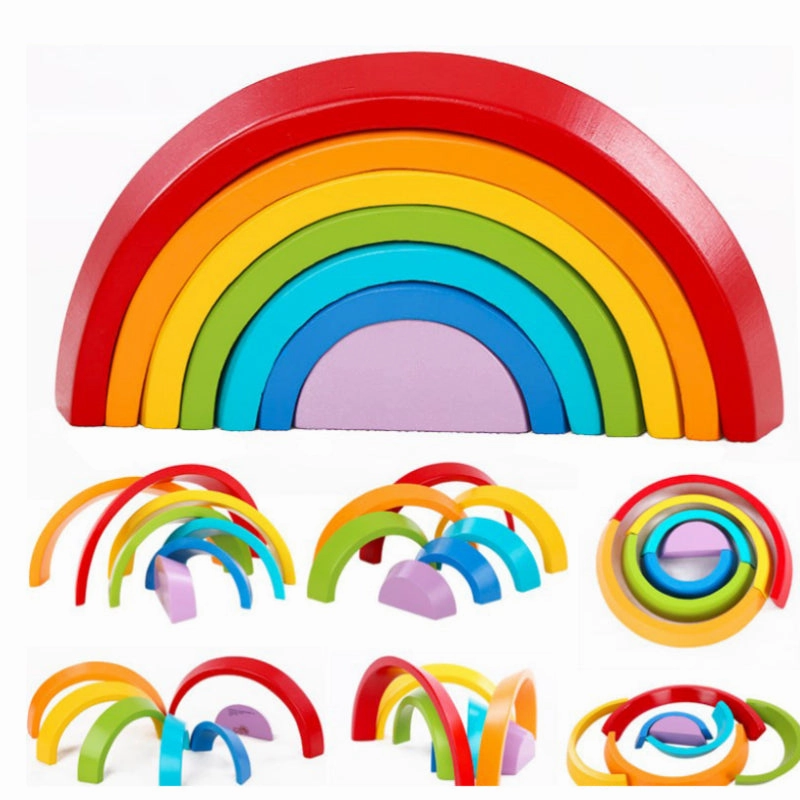 Rainbow Stacking Blocks