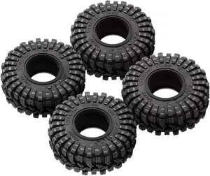 RC Accessory Compatible with Axial for SCX24 for AX24 for FMS for FCX24 (T1014) 1/18 1/24 RC Crawler for Super Soft Sticky 1.0 Wheel Tires All for Terrain