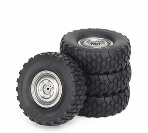 RC Car Accessories Compatible with MN D90 for MN98 for MN99S for WPL C14 C24 C34 B14 B24 for LDRC P06 RC Car Parts Accessories 4Pcs 72mm Soft Tire Wheel