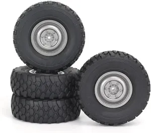 RC Upgrade Accessories for MN D90 for MN99S MN98 for WPL B14 B24 C14 C24 C34 for LDRC P06 72mm Soft Tire Wheel RC Car Upgrade Parts Replacement RC Car Accessories