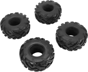 RC Wheel Tire Compatible with Axial for Wraith RR10 for SCX10 for Wrangler for TRX-4 RC for Rock Crawler 2.2 Inch Tires Soft 140Mm Tyre with Foams Wheel