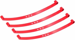 RC Car Accessories for TF2 1/10 4pcs for Super Soft Steel Front and Rear Axle Shock Absorber for Leaf Springs RC Car Upgrade Parts Accessories