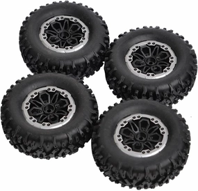 RC Parts for MN D90 for MN98 MN99S for WPL C24 C14 C34 B14 B24 for LDRC P06 LD1299 LD1297 64mm Soft Tire Wheel RC Car Upgrade Parts Exterior Accessories