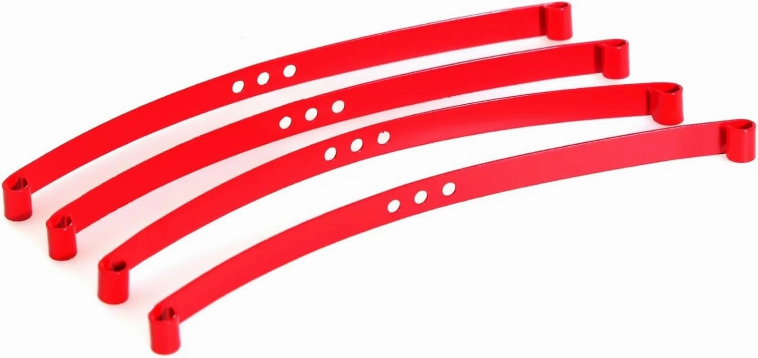 RC Repair Parts for TF2 1/10 4pcs RC Upgrade Parts Accessories Super Soft Steel Front and Rear Axle Shock Absorber Leaf Springs