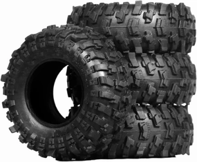 RC Upgrade Parts for TRX4M for SCX24 for AX24 1/18 1/24 RC Crawler Car Upgrade Parts Accessories 4pcs 51mm 1.0 Soft Rubber Wheel Tire Mud Tire