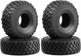 RC Wheel Tire Compatible with Axial for SCX10 for Capra for Trxs for TRX4 for D90 for Redcat 1/10 RC Crawler Car 115mm 1.9" Soft Rubber Tire Wheel Tyre