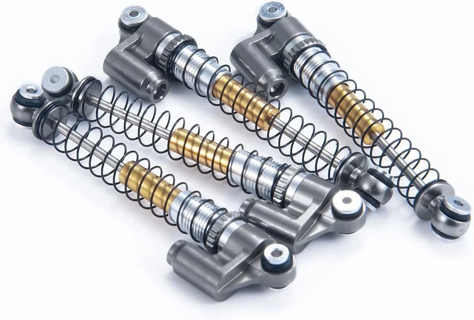 RCLIONS RC Shocks 48mm Adjustable Absorber Damper for 1:24th Axial SCX24 AXI90081 Deadbolt AXI00001 AXI00002 JLU CRC RC Crawler Car Upgrades