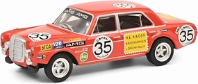 Resin Car Vehicle Model Fit for Benz 300 SEL #35 1:87 Alloy Rally Racing Car Model Classic Simulation Vehicle Souvenir Ornaments Festive Deluxe Gift