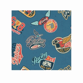 Retro Racing Competition Face Towel | Vintage Car Enthusiast Gift