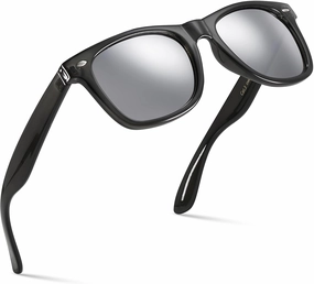 Retro Rewind Translucent Frame Colorful Neon 80s Mirrored Sunglasses for Men Women