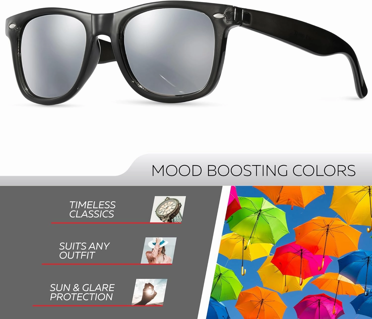 Retro Rewind Translucent Frame Colorful Neon 80s Mirrored Sunglasses for Men Women