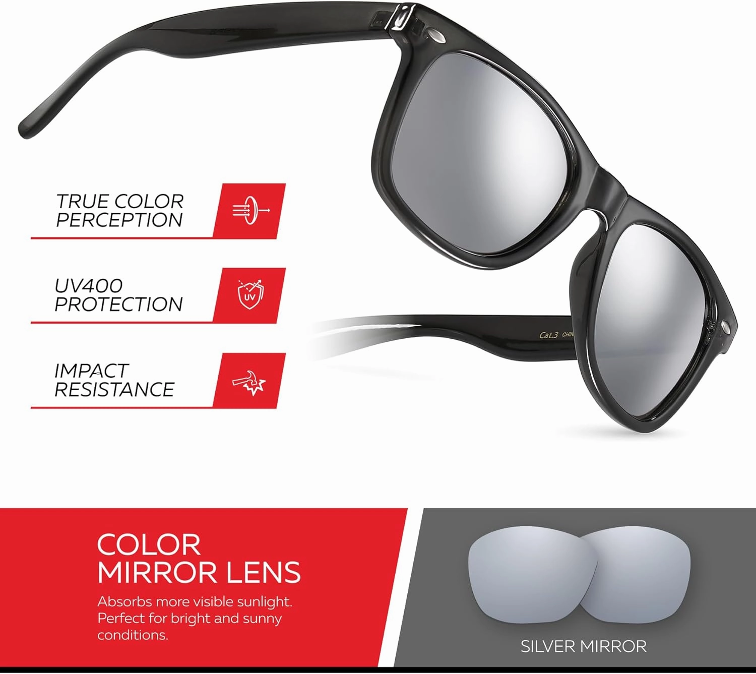 Retro Rewind Translucent Frame Colorful Neon 80s Mirrored Sunglasses for Men Women
