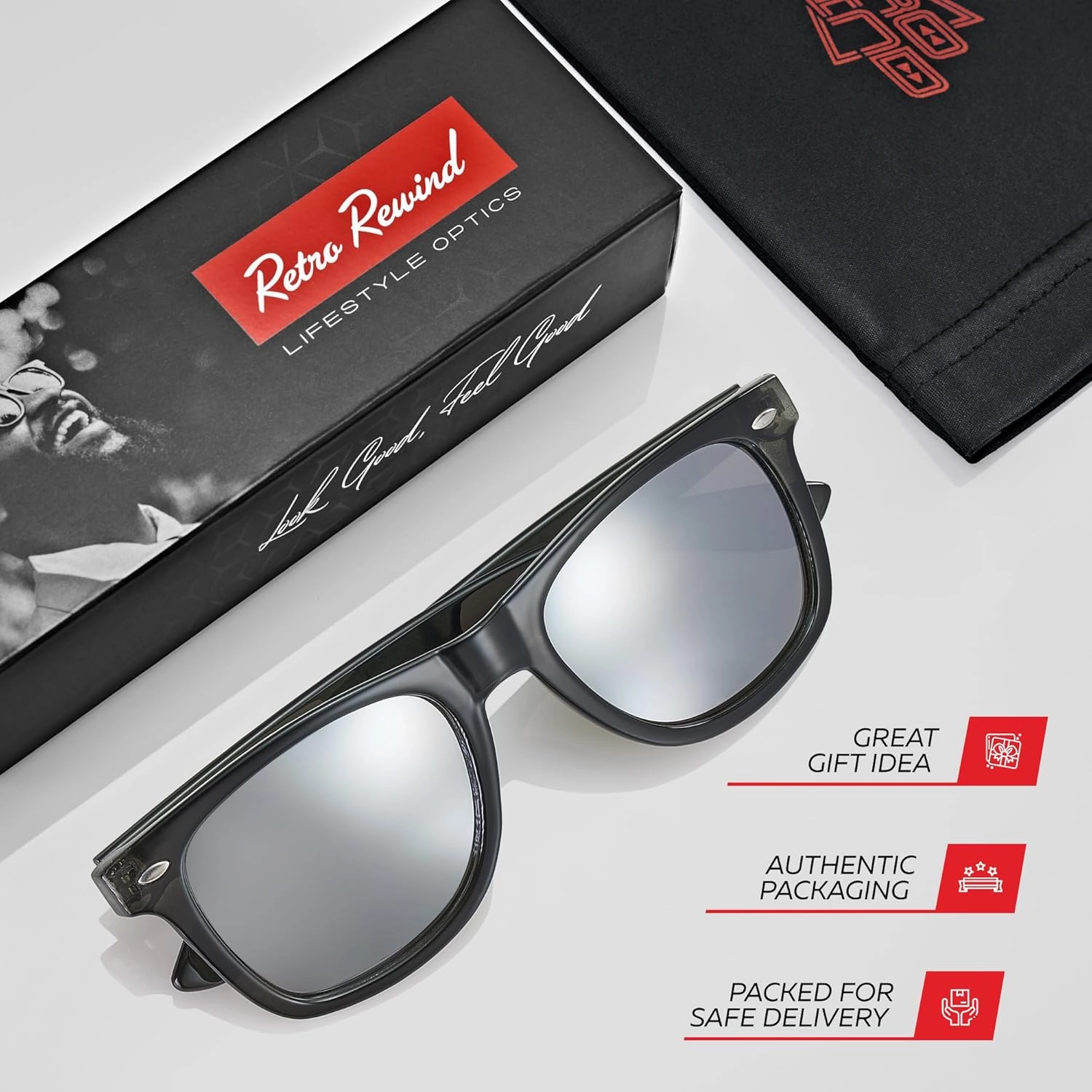 Retro Rewind Translucent Frame Colorful Neon 80s Mirrored Sunglasses for Men Women