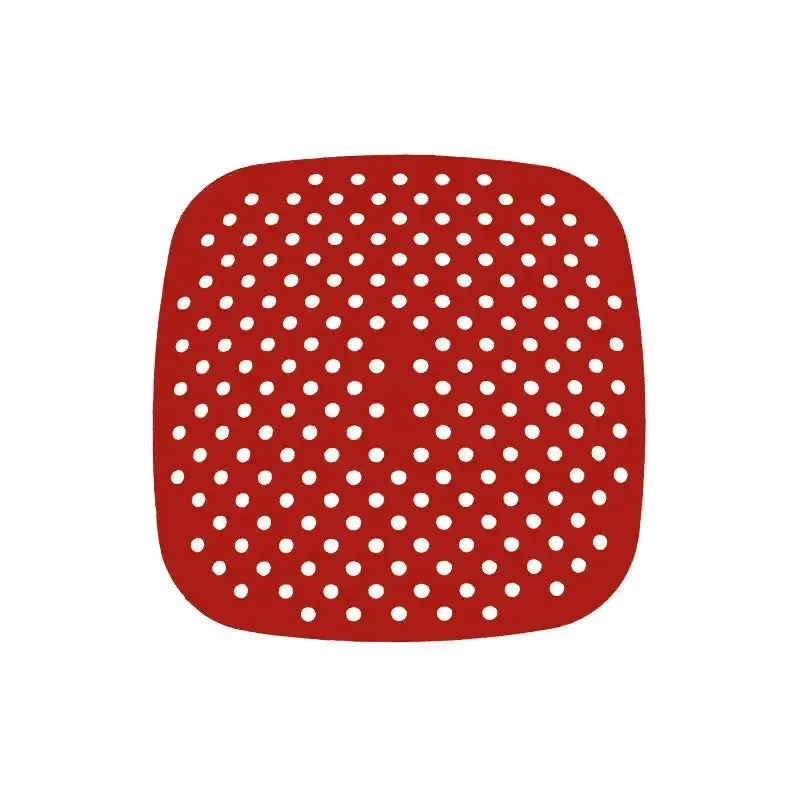 Reusable Air Fryer Mat High Temperature Resistance Silicone Pads For Air Fryers Non Stick Silicone Baking Mat For Air Fryer