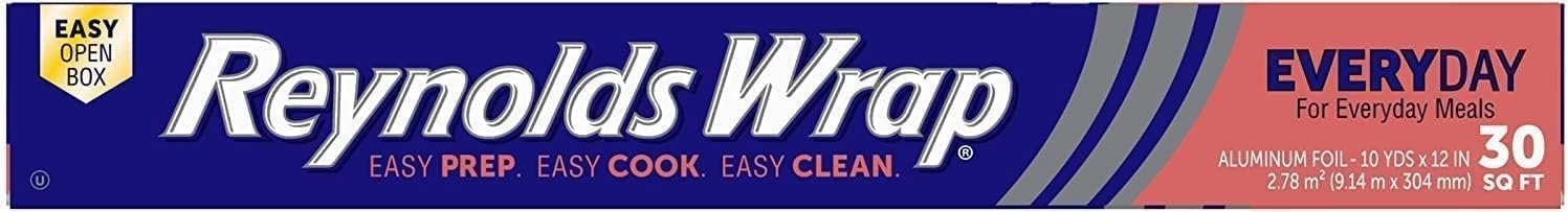 Reynolds Wrap Aluminum Foil (30 Sq Ft, Pack of 6)